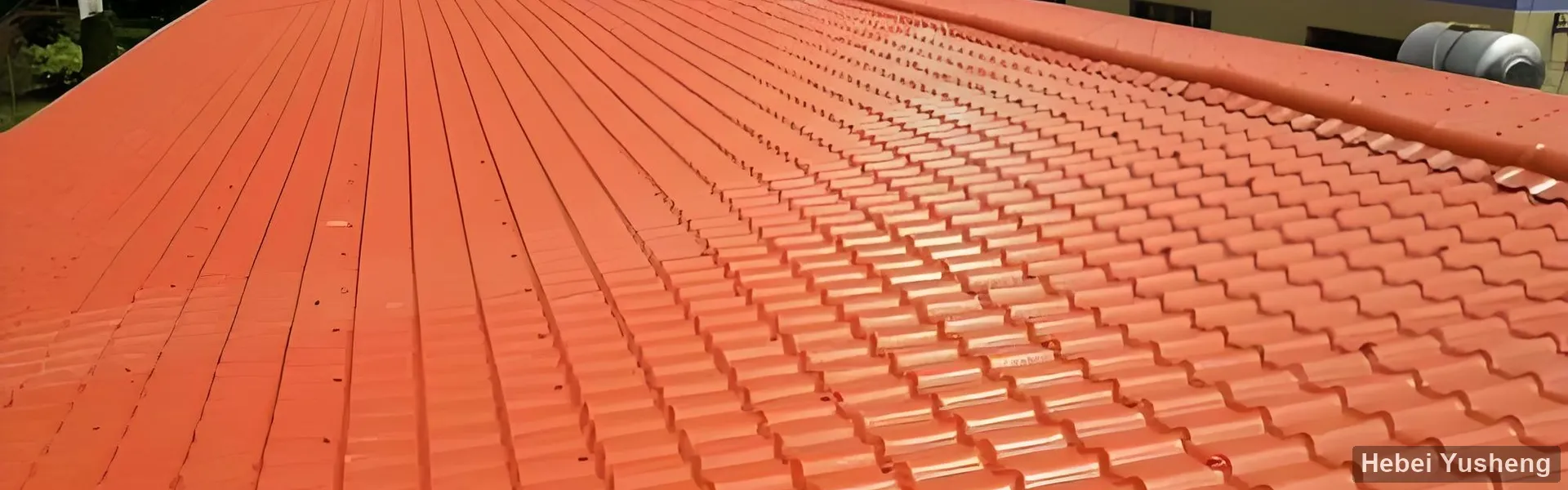 Premium stone coated metal roof tiles villa application - Hebei Yusheng banner 01
