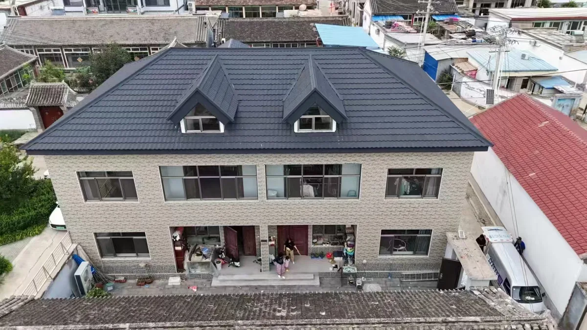 Stone coated metal roof tile sample for Philippines wholesale orders
