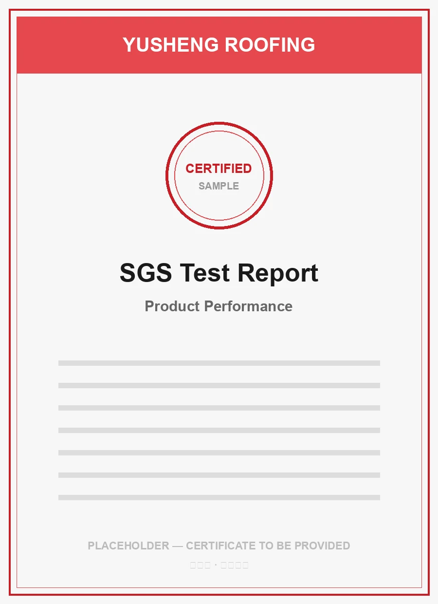 SGS test report (placeholder)