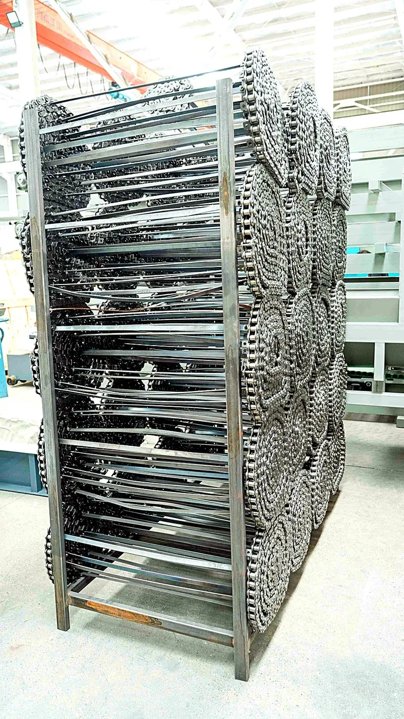 Stone-coated tile production line — on-site photo 12