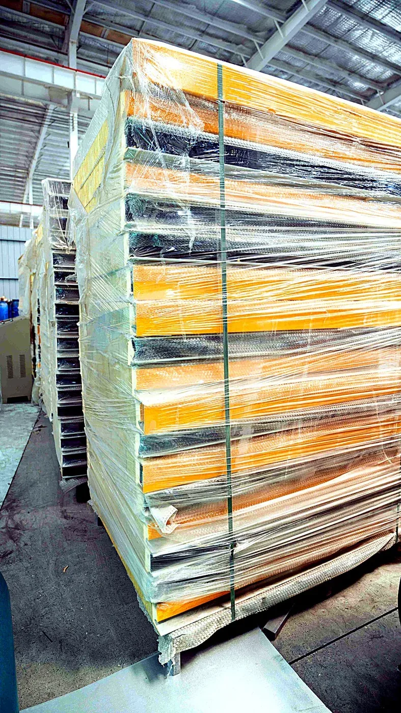 Stone-coated tile production line — on-site photo 29