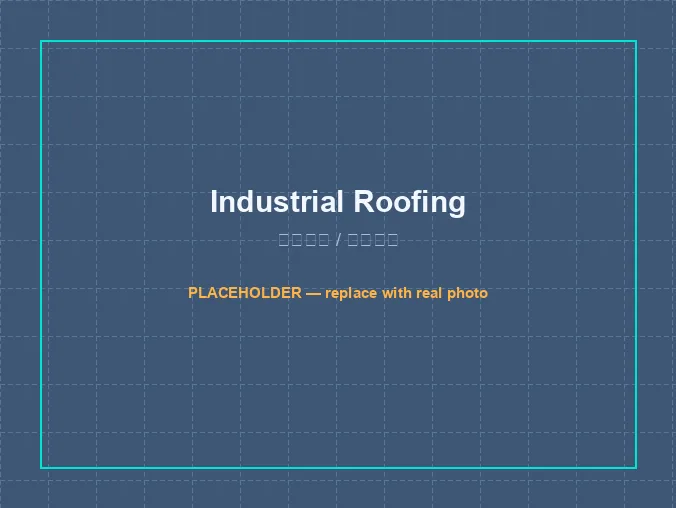Industrial roofing application