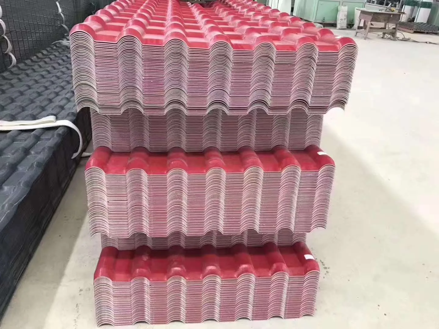 Resin tile profile