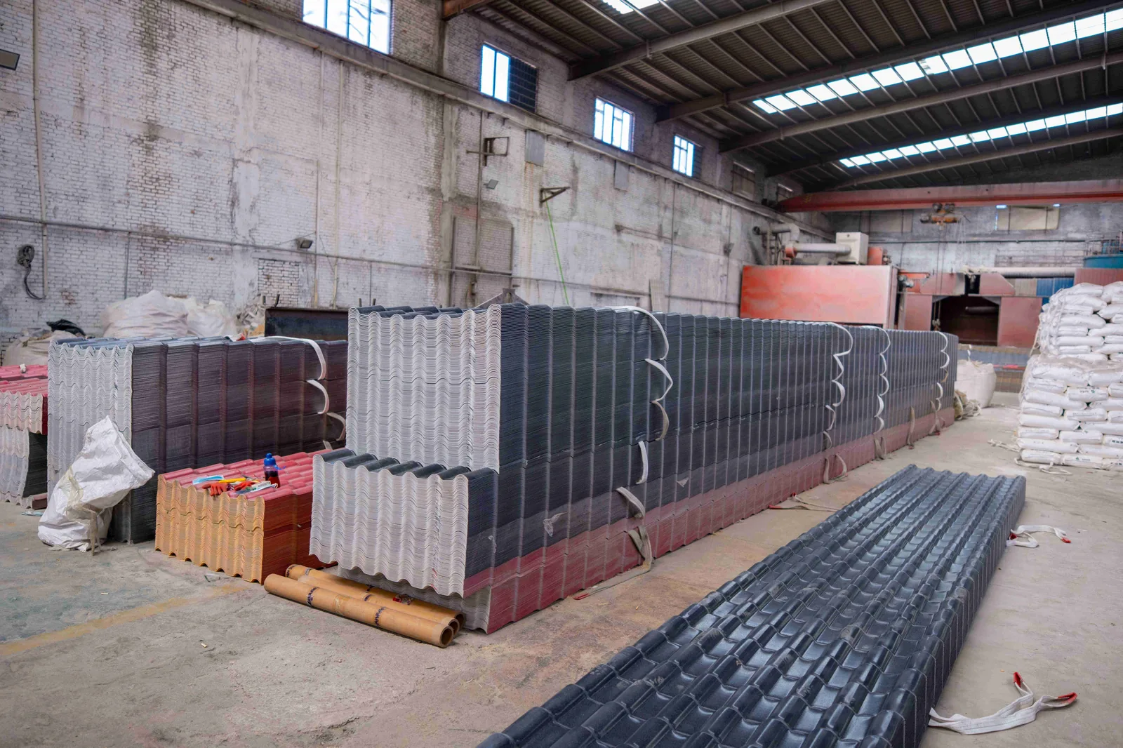 ASA synthetic resin roof tile profile — Housing & Self-Build