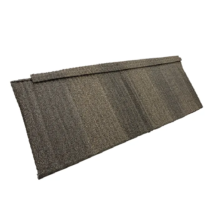 Natural stone-texture roof tile